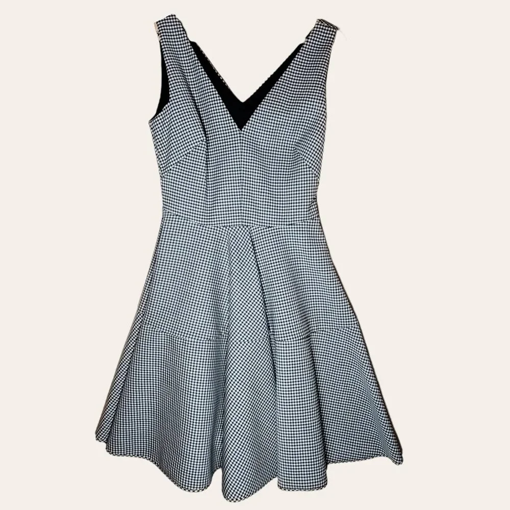 Italian Made Boutique Brand Retro Style Fit & Flare Dress Women's M - Picture 2 of 3